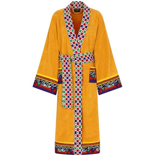 Dolce & Gabbana vestaglia in spugna - giallo