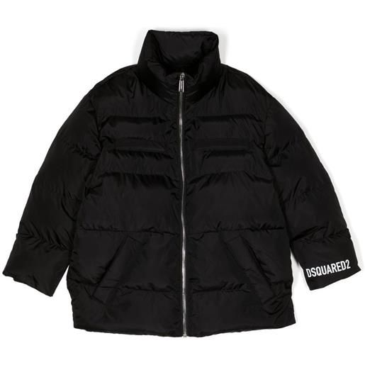 DSQUARED2 KIDS piumino con stampa - nero