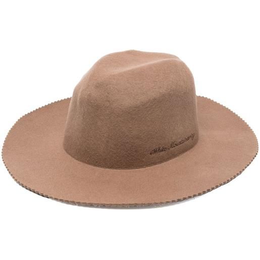 White Mountaineering fedora - marrone
