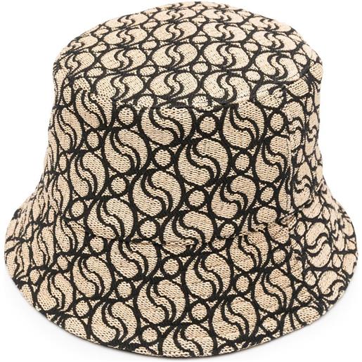 Stella McCartney cappello bucket s-wave - toni neutri