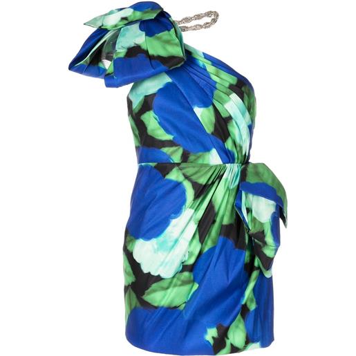 Rachel Gilbert abito corto smanicato a fiori - blu