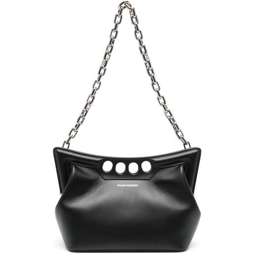 Alexander McQueen borsa the peak mini - nero