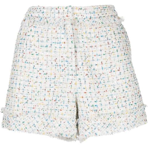 SHIATZY CHEN shorts in tweed - bianco