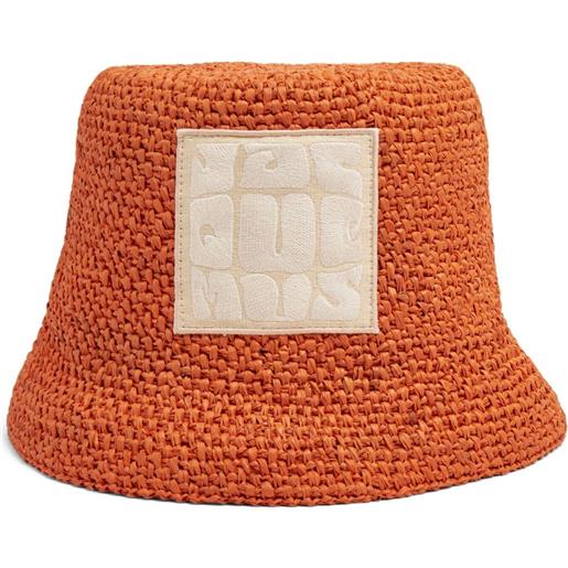 Jacquemus cappello bucket le bob ficiu - arancione