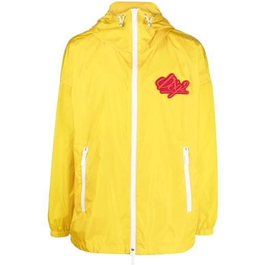 DSQUARED2 giacca con cappuccio - arancione