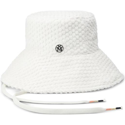 Maison Michel cappello bucket charlotte - bianco