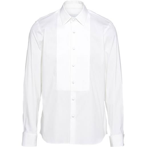 Prada camicia a maniche lunghe - bianco