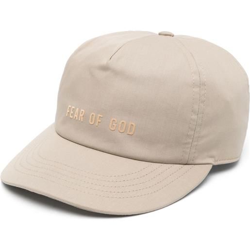 Fear Of God cappello da baseball con logo goffrato - toni neutri