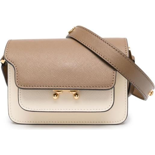 Marni Kids borsa a spalla con design color-block - marrone