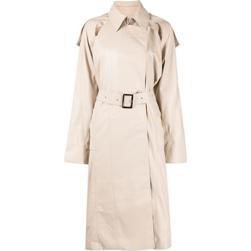 Boyarovskaya trench con cintura - toni neutri