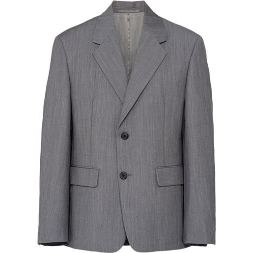 Prada blazer monopetto - grigio