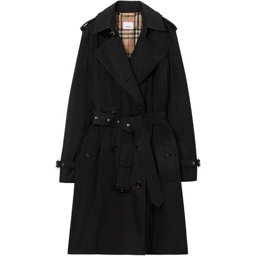 Burberry trench kensington doppiopetto - nero