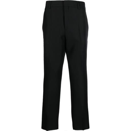 Prada pantaloni sartoriali a vita media - nero