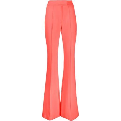 Alex Perry high-waisted flared trousers - rosso