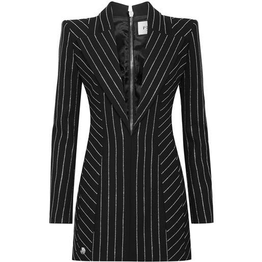 Philipp Plein abito corto con decorazione - nero