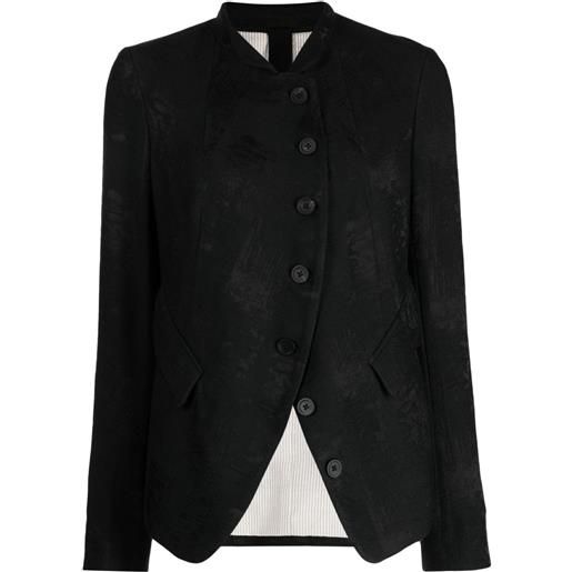 Forme D'expression blazer con effetto vissuto - nero