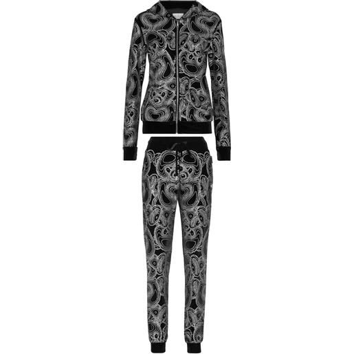 Philipp Plein tuta sportiva teddy bear - nero
