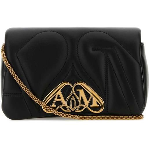 Alexander McQueen borsa a tracolla the seal - nero