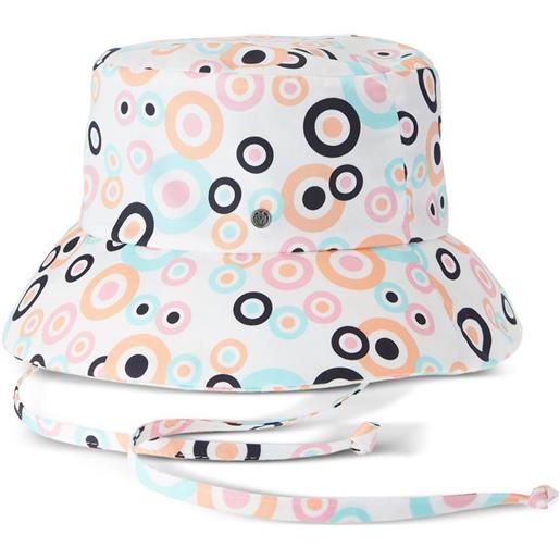 Maison Michel cappello bucket angele con stampa grafica - bianco