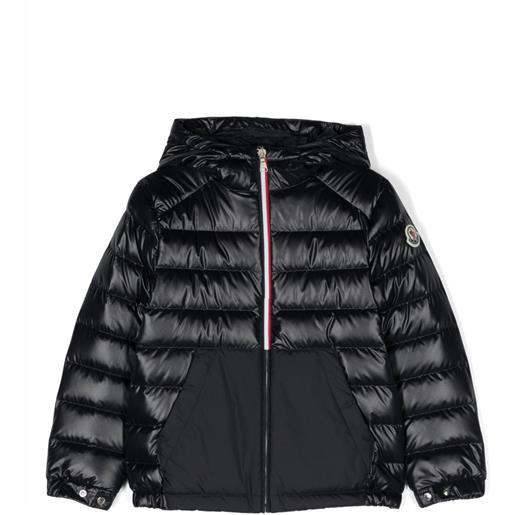 Moncler Enfant piumino masserau con cappuccio - blu