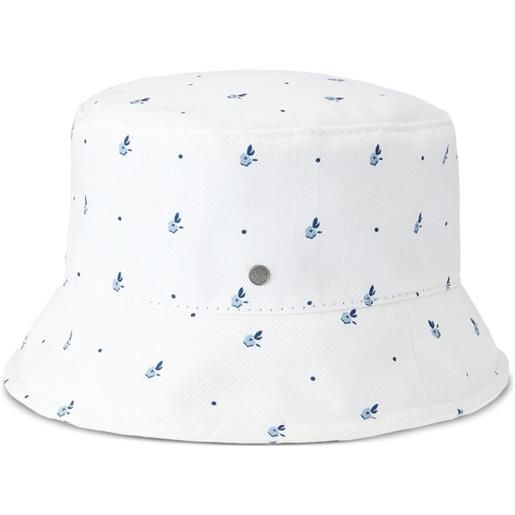 Maison Michel cappello bucket axel a fiori - bianco