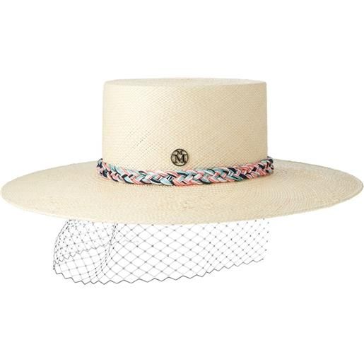 Maison Michel cappello lana veil - toni neutri