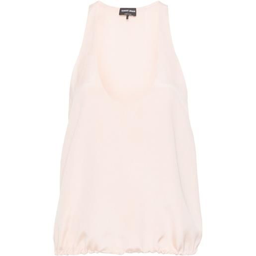 Giorgio Armani top con paillettes - rosa