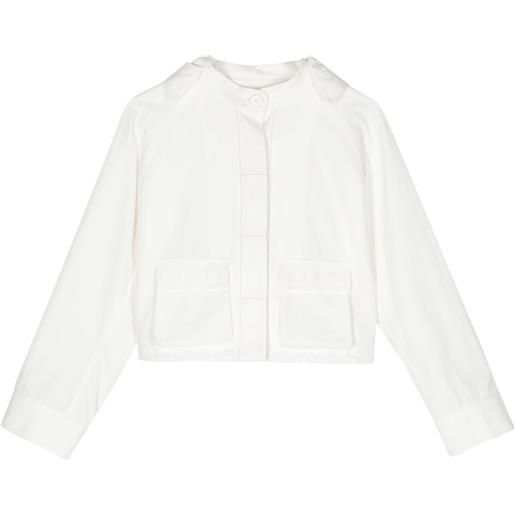 SHIATZY CHEN giacca con cappuccio - bianco