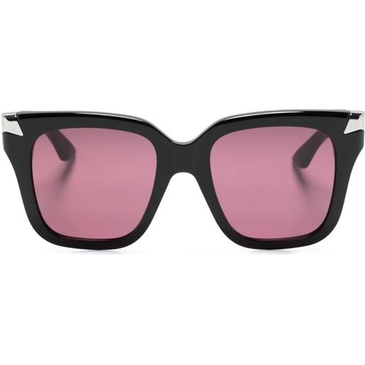 Alexander McQueen Eyewear occhiali da sole oversize - nero