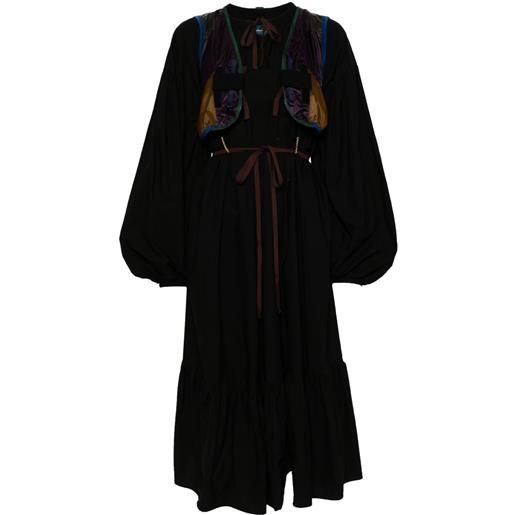 Kolor abito con coulisse - nero