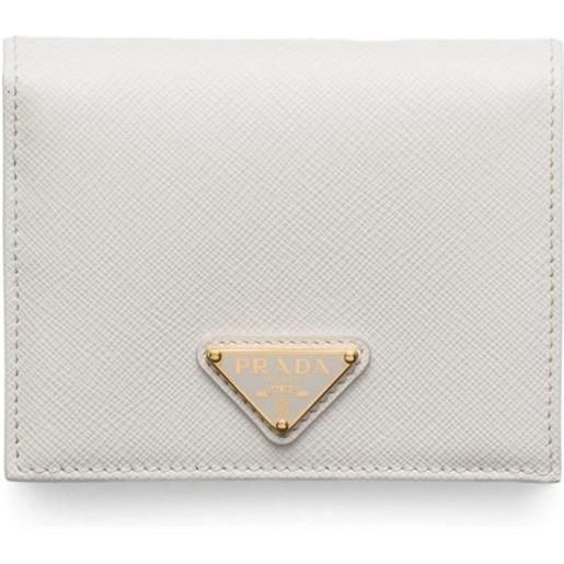 Prada portafoglio bi-fold - bianco