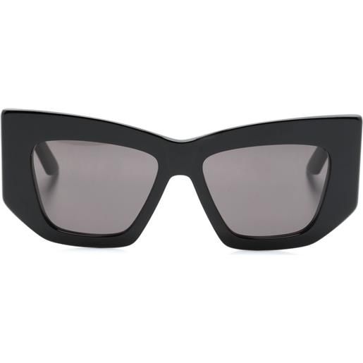 Alexander McQueen Eyewear occhiali da sole a farfalla - nero