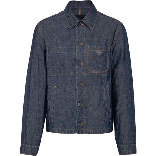 Prada giacca-camicia - blu