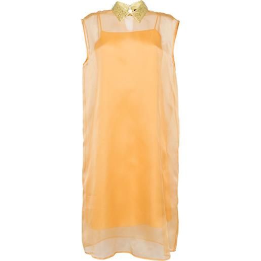 Fabiana Filippi abito midi - arancione