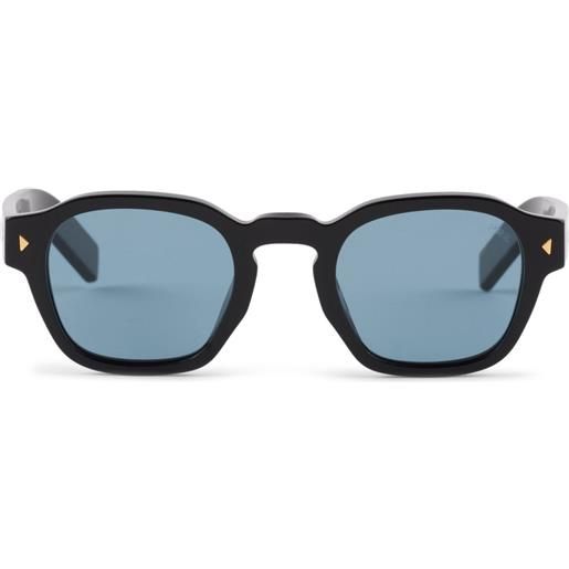 Prada Eyewear occhiali da sole squadrati con placca logo - nero