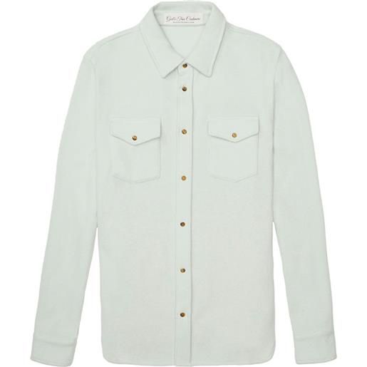 GOD'S TRUE CASHMERE camicia in cashmere - verde