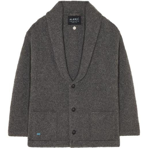 Alanui cardigan finest a coste - grigio
