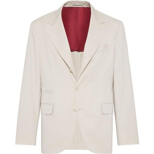 Brunello Cucinelli blazer destrutturato - toni neutri