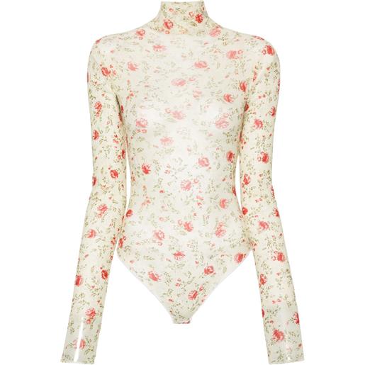 Prada body a fiori - f0011 red