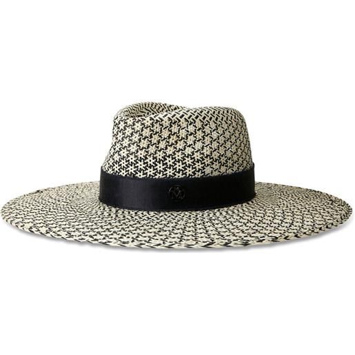 Maison Michel fedora charline a tesa larga - toni neutri