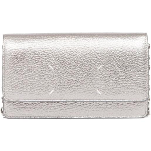 Maison Margiela portafoglio four stitches - argento