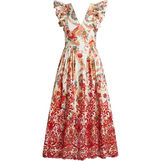 ETRO abito con stampa paisley - bianco