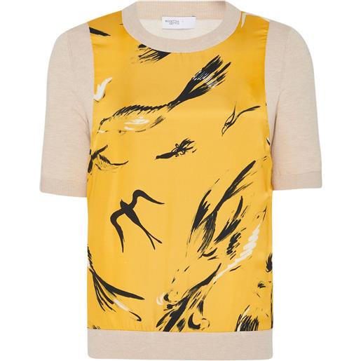 Rosetta Getty top con stampa grafica - toni neutri