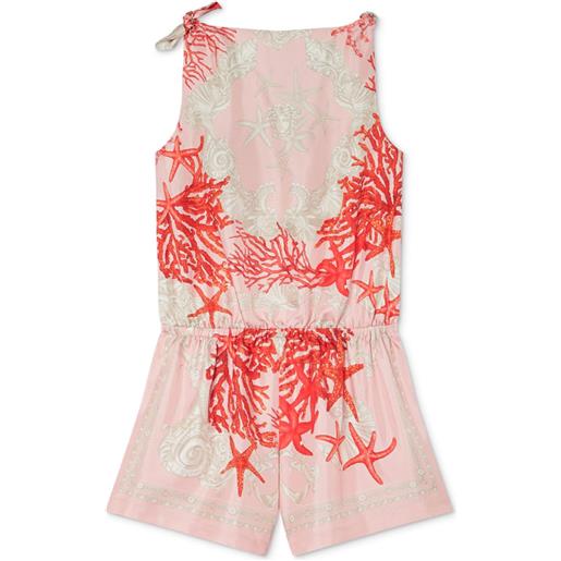 Versace Kids tuta intera con stampa - rosa