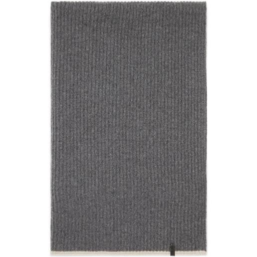 Brunello Cucinelli sciarpa in cashmere - grigio