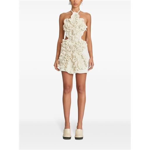 Cult Gaia abito corto elisse - bianco