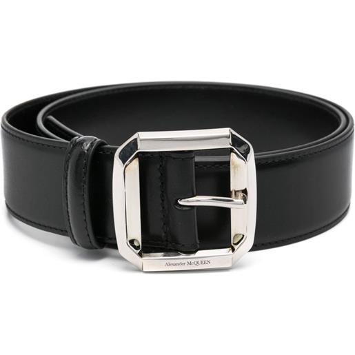 Alexander McQueen cintura con fibbia - nero