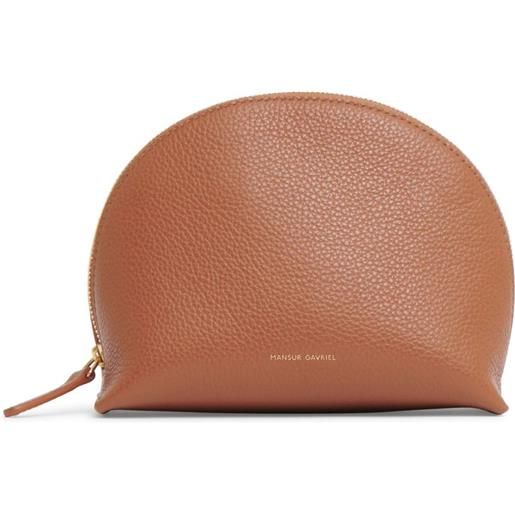 Mansur Gavriel pouch bellezza piccola - marrone