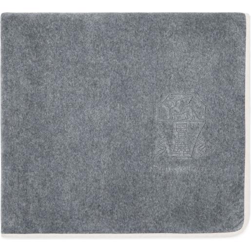 Brunello Cucinelli telo da mare in cotone - grigio