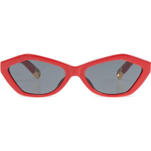 Jacquemus occhiali da sole bambino - rosso